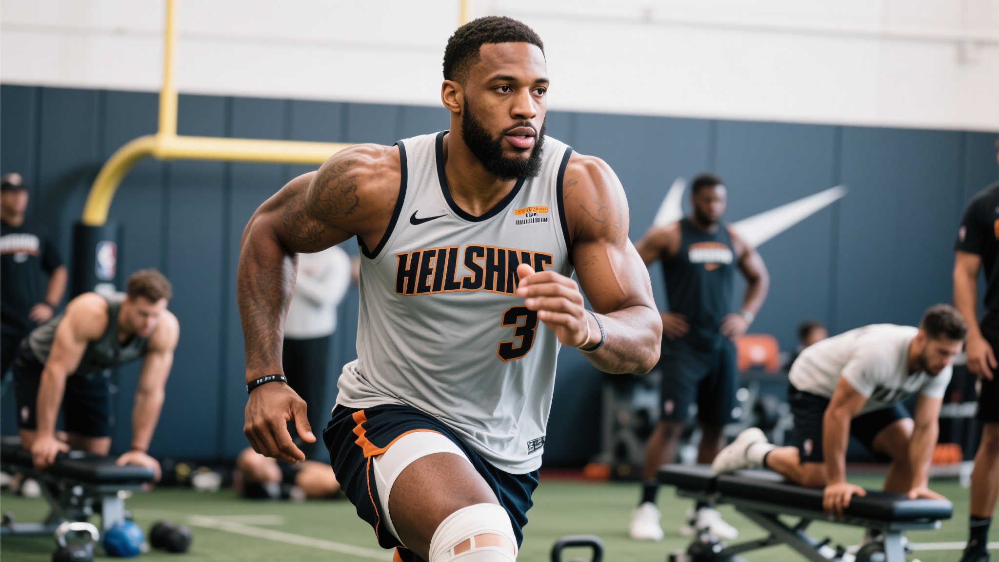 此外，他团队在休赛季期间为复苏肌肉群、减少伤病困扰